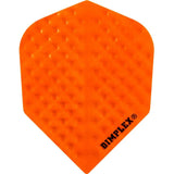 Harrows Dimplex Dart Flights - Standard Shape - Plain Colours Plain Orange