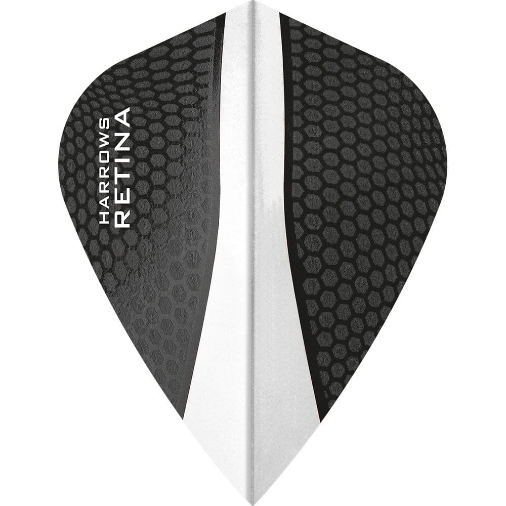 Harrows Retina Dart Flights - Kite Shape Clear