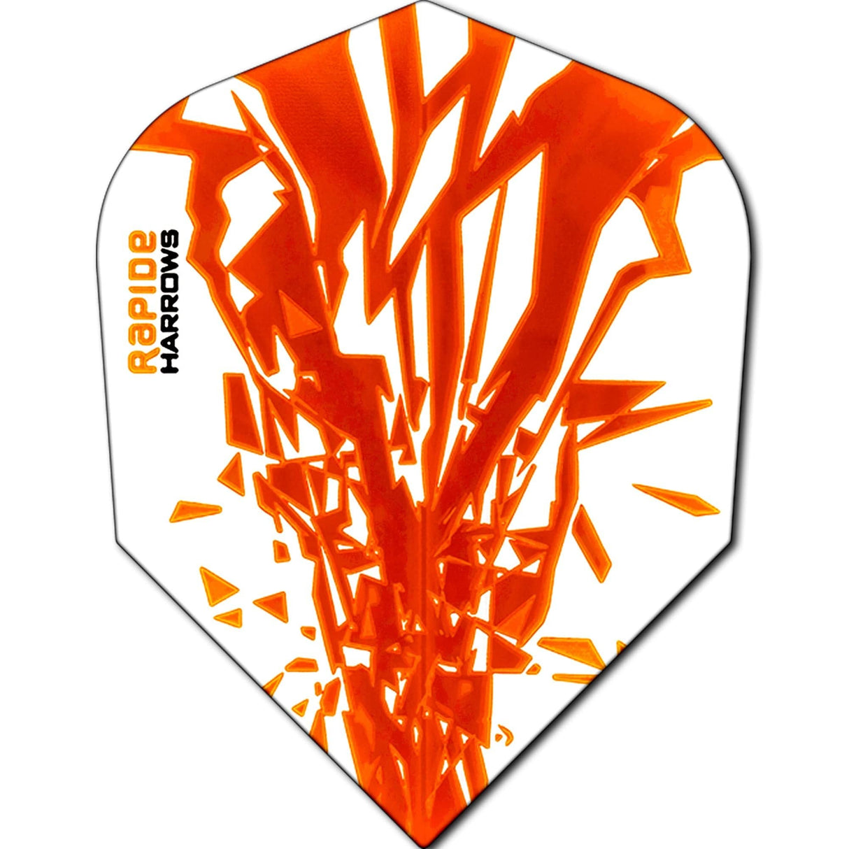 *Harrows Rapide Dart Flights - Std Shape - 100 Micron Orange