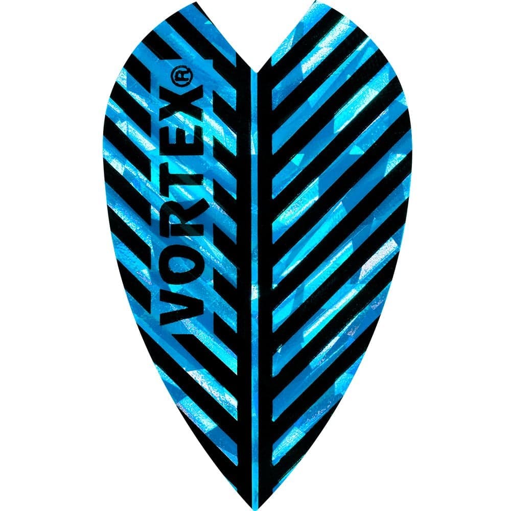 Harrows Dart Flights - Vortex - Feather Design - Std Blue