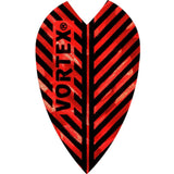 Harrows Dart Flights - Vortex - Feather Design - Std Red