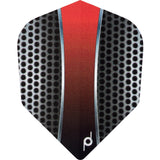 Performance 100 Dart Flights - No6 - Std - Red