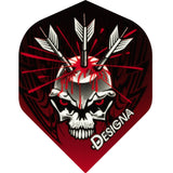 Designa Dart Flights - Extra Strong - Std - Darts in Skull