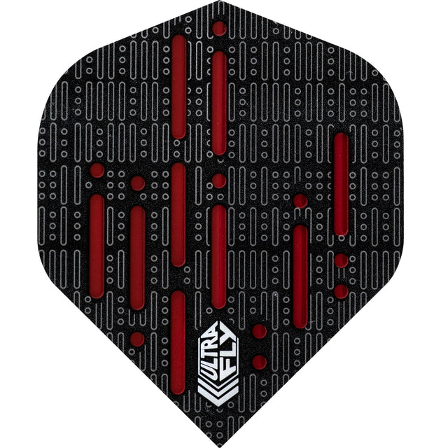 Unicorn Ultrafly Dart Flights - 100 - Big Wing - Code - Red