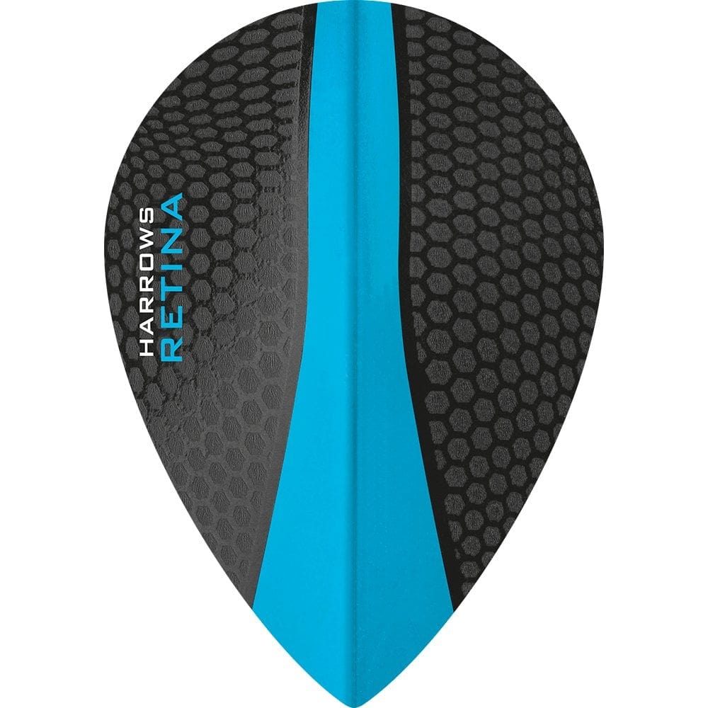 Harrows Retina Dart Flights - Pear Aqua Blue