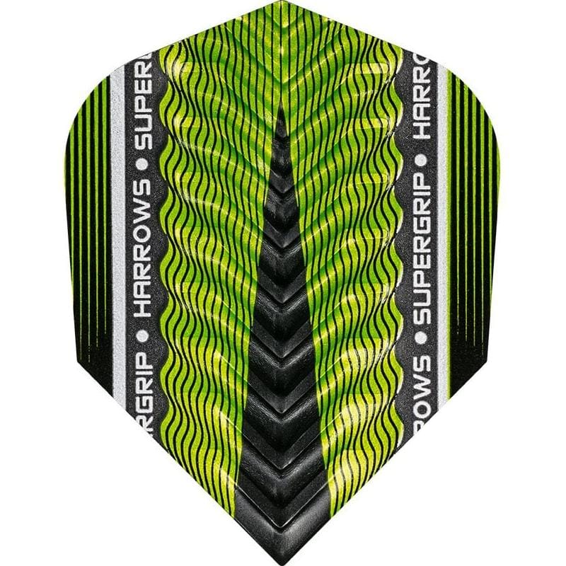 Harrows Supergrip X Dart Flights - 100 Micron - Std Green