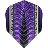 Harrows Supergrip X Dart Flights - 100 Micron - Std Purple