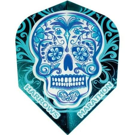 Harrows Dart Flights - Marathon - Extra Strong - Std - Skull