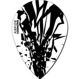 *Harrows Rapide Dart Flights - Pear Shape - 100 Micron Smokey