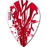 *Harrows Rapide Dart Flights - Pear Shape - 100 Micron Pink