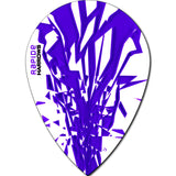 *Harrows Rapide Dart Flights - Pear Shape - 100 Micron Purple