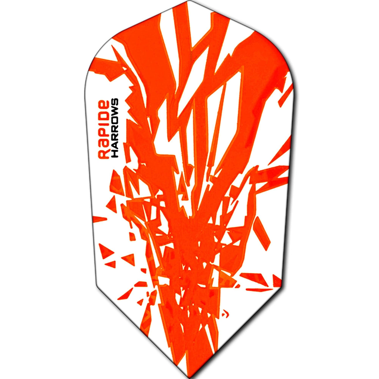 *Harrows Rapide Dart Flights - Slim Shape - 100 Micron Orange