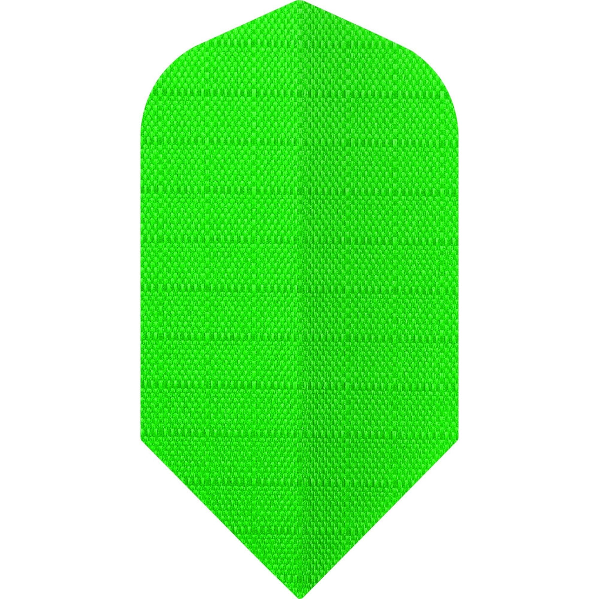 *Designa Dart Flights - Fabric Rip Stop Nylon - Longlife - Slim Fluro Green