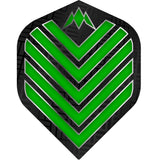 Mission Admiral Dart Flights - 100 Micron - No2 - Std Green