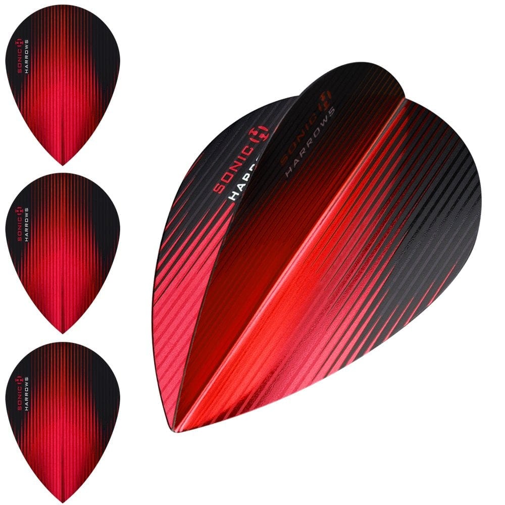 *Harrows Sonic Dart Flights - Pear Shape - 100 Micron