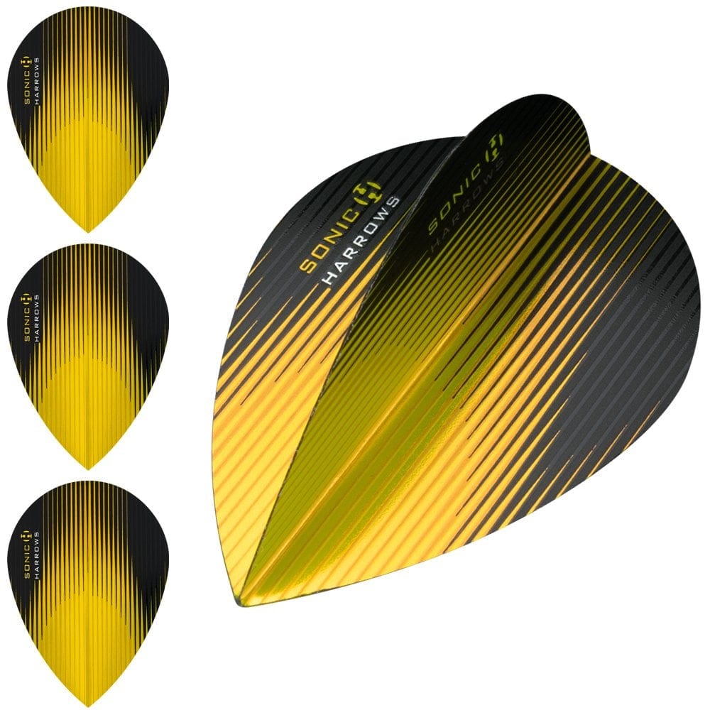 *Harrows Sonic Dart Flights - Pear Shape - 100 Micron