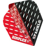 *Harrows Dart Flights - Std - Dimplex Sparkle - Twin - Black