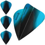 *Harrows Sonic X Dart Flights - Kite Shape - Sonic-X