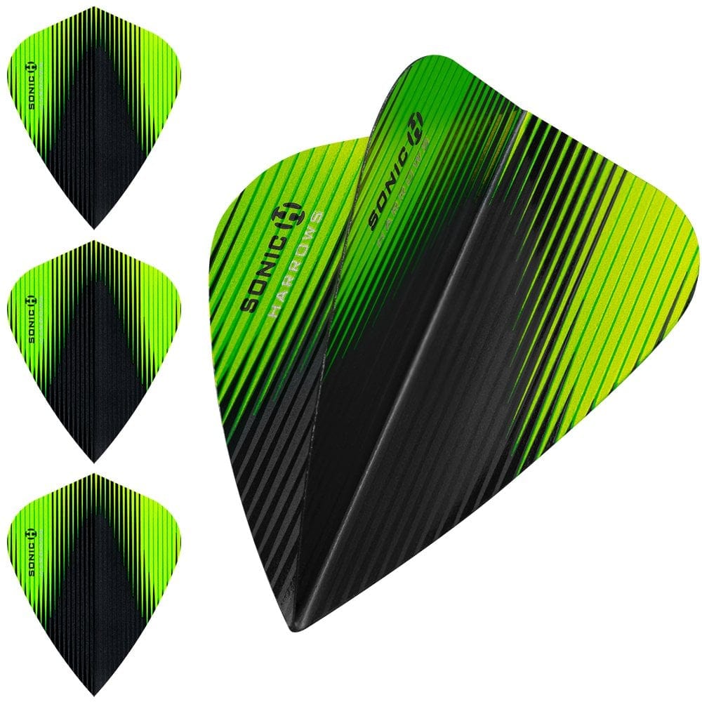 *Harrows Sonic X Dart Flights - Kite Shape - Sonic-X