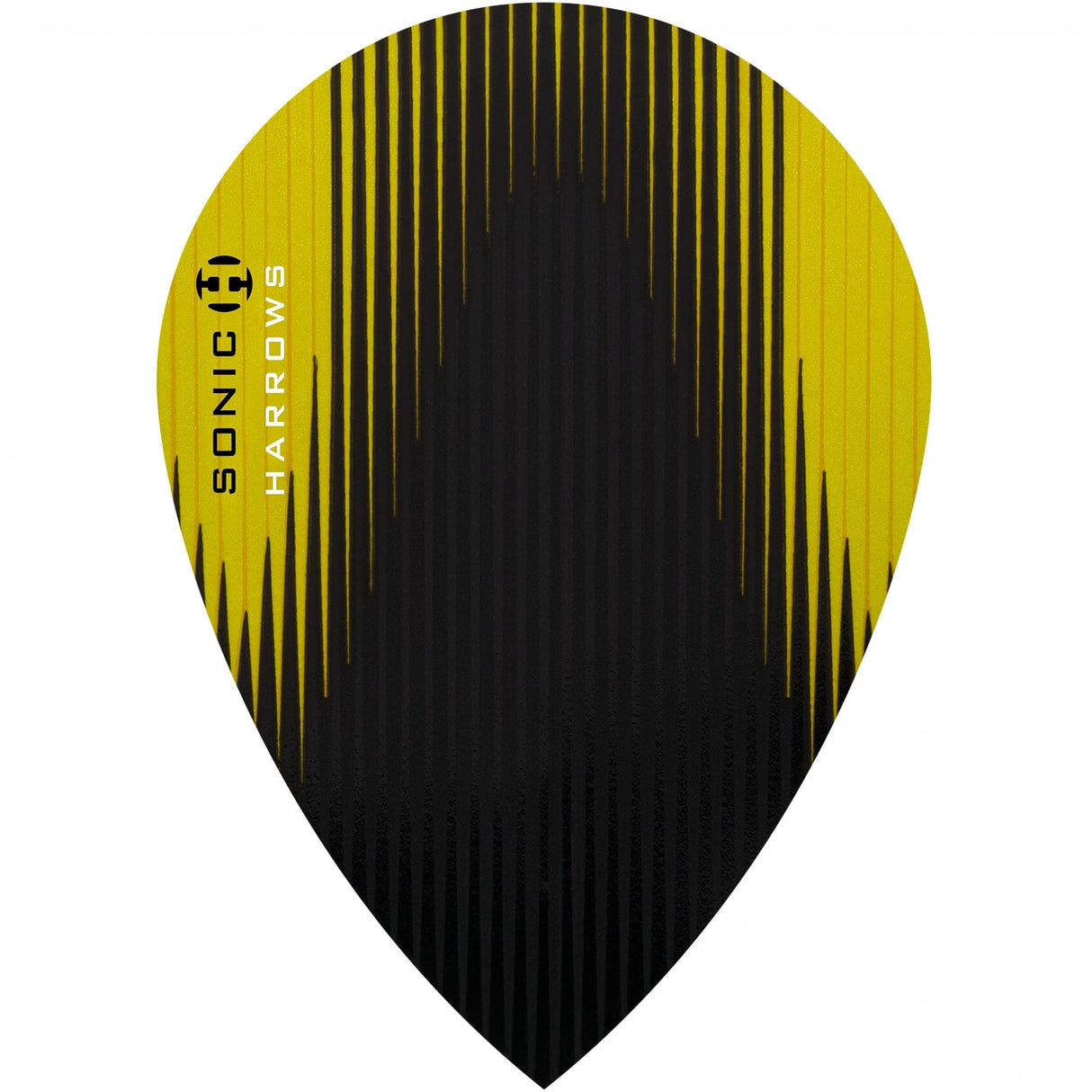 *Harrows Sonic X Dart Flights - Pear Shape - Sonic-X Yellow