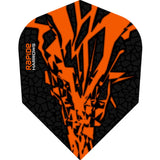 Harrows Rapide X Dart Flights - Std Shape - Rapide-X Orange