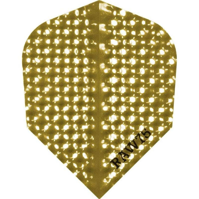 *Dart Flights - Raw 75 - 75 Micron - Std - Dimplex Gold