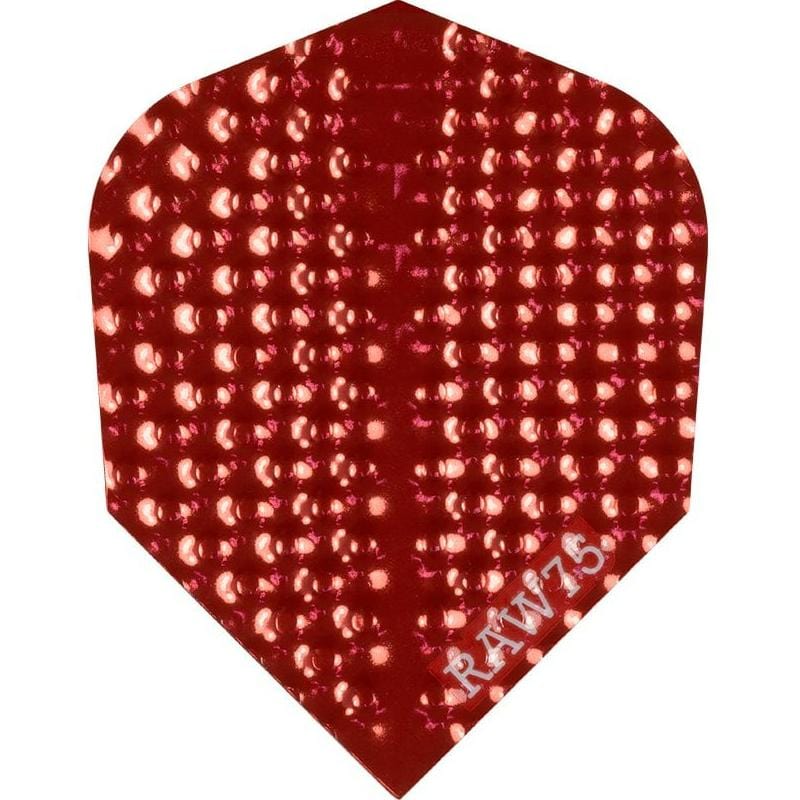 *Dart Flights - Raw 75 - 75 Micron - Std - Dimplex Red