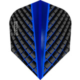 Harrows Quantum Dart Flights - 3D Effect - 100 Micron - Std Blue