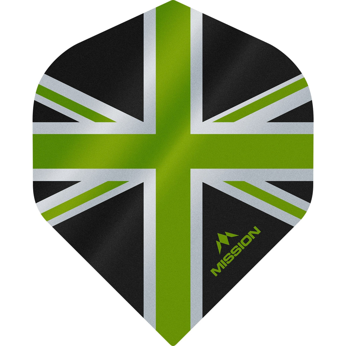 Mission Alliance Union Jack Dart Flights - No2 - Std - Black Black Green