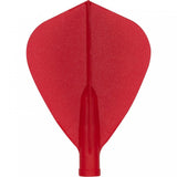 Cuesoul - Tero Flight System - Dart Flights - AK4 - Kite - Solid Red