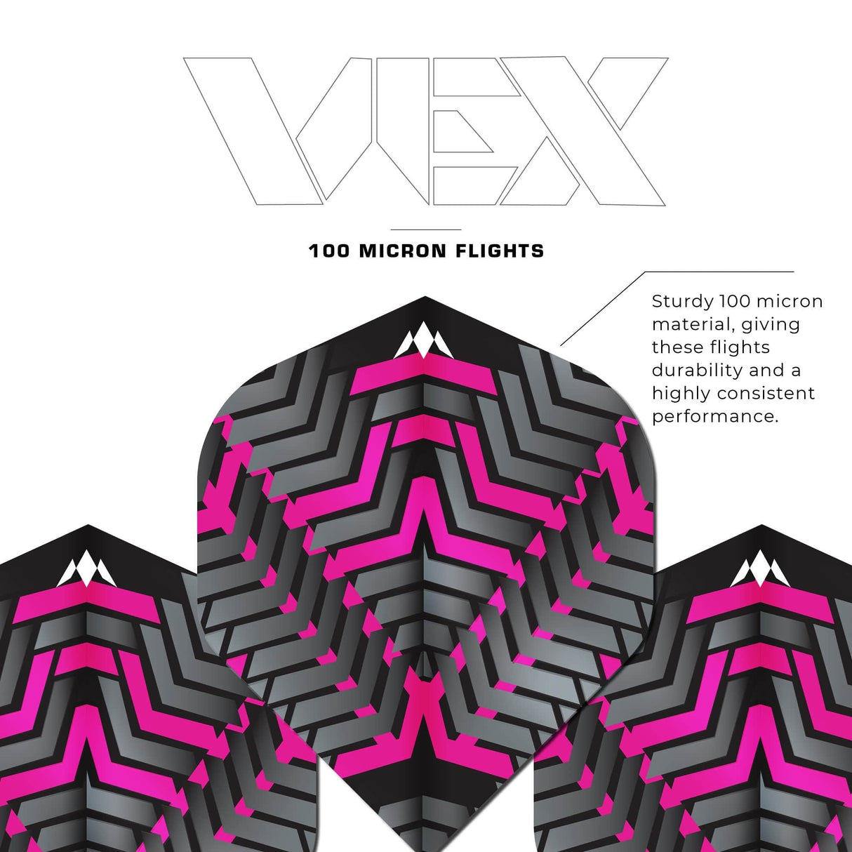 Mission Vex Dart Flights - 100 Micron - No2