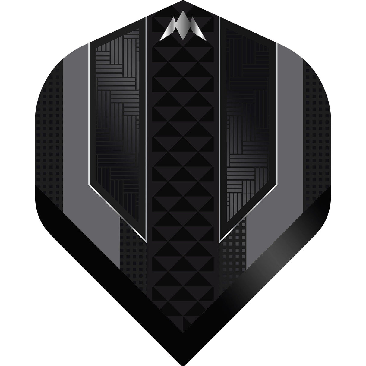 Mission Temple Dart Flights - 100 Micron - No2 Black