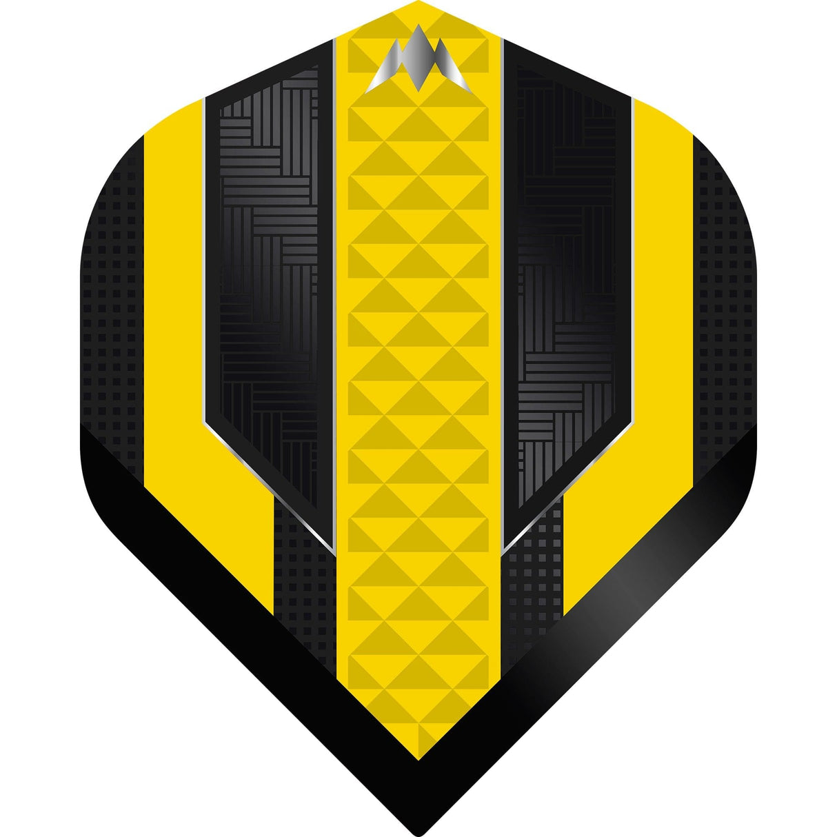 Mission Temple Dart Flights - 100 Micron - No2 Yellow