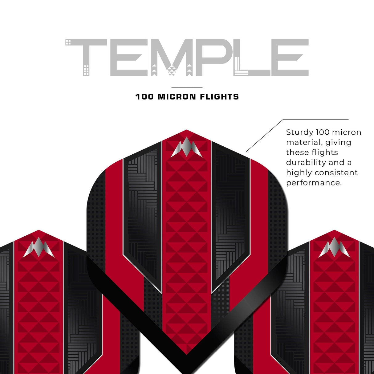 Mission Temple Dart Flights - 100 Micron - No2