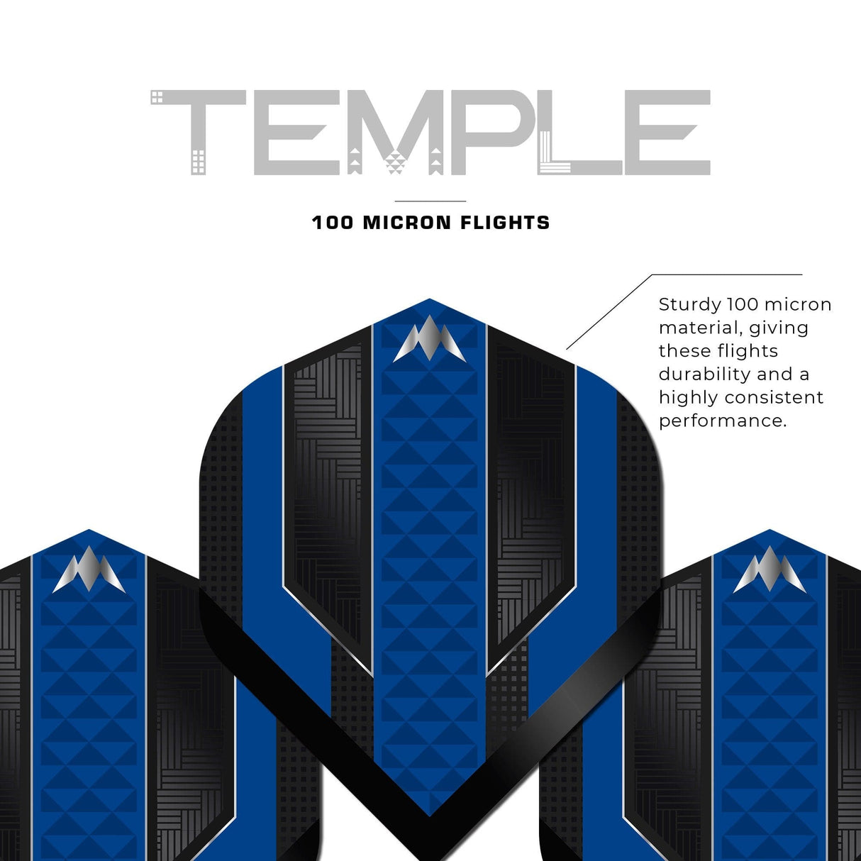 Mission Temple Dart Flights - 100 Micron - No2