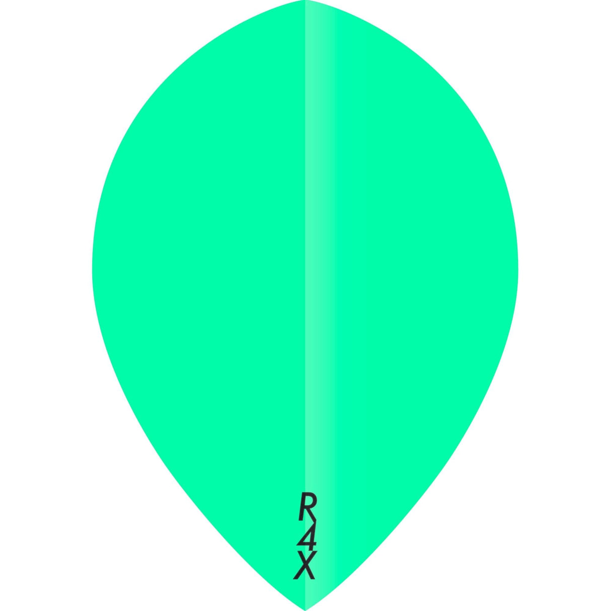 Ruthless R4X - Solid - Dart Flights - 100 Micron -  Pear Fluro Green