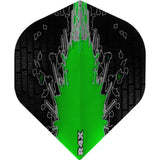 Ruthless - High Impact - Dart Flights - 100 Micron - No2 - Std Green