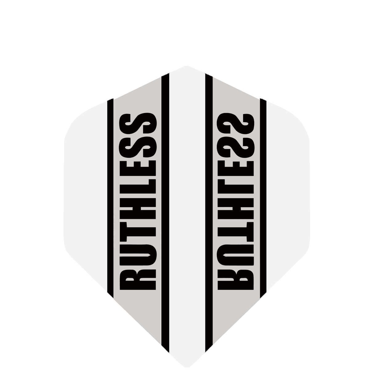 Ruthless - Clear Panel - Dart Flights - 100 Micron - Mini - Std White