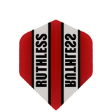 Ruthless - Clear Panel - Dart Flights - 100 Micron - Mini - Std Red