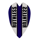 Ruthless - Clear Panel - Dart Flights - 100 Micron - Retro Blue