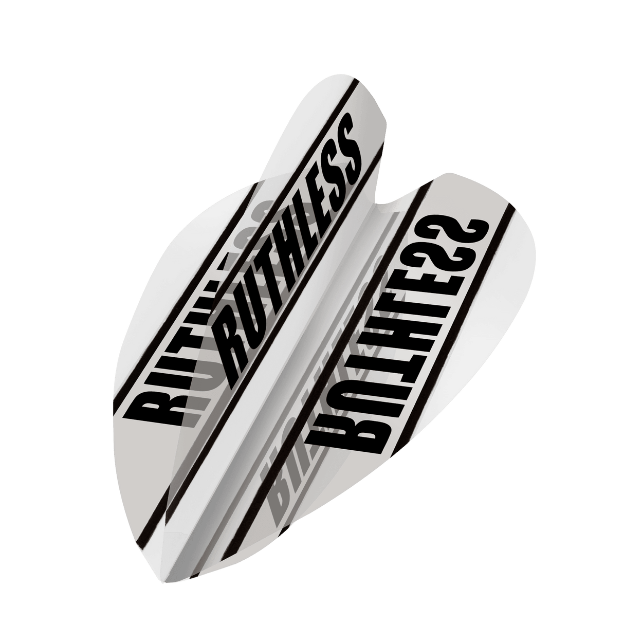 Ruthless - Clear Panel - Dart Flights - 100 Micron - Retro