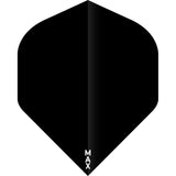 McCoy Power Max Dart Flights - 150 Micron - No2 - Std - Solid Black