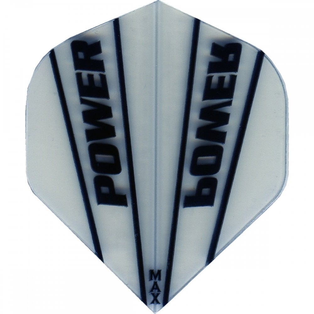 McCoy Power Max Dart Flights - 150 Micron - No2 - Std - Transparent