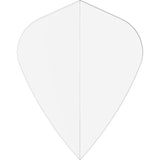 Ruthless Poly Plain - Solid - Dart Flights - 75 Micron - Kite Clear