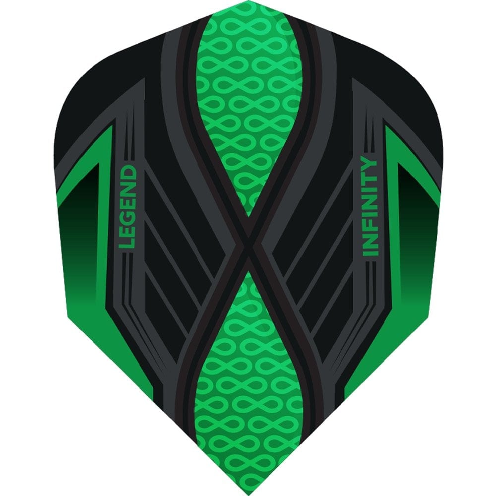 Legend Infinity Dart Flights - 100 Micron - No2 - Std Green