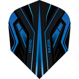 Legend Razor Dart Flights - 100 Micron - No2 - Std Aqua Blue