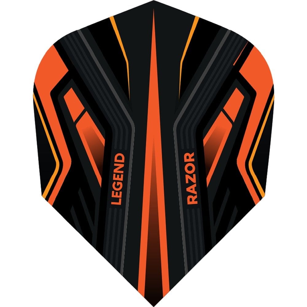 Legend Razor Dart Flights - 100 Micron - No2 - Std Orange