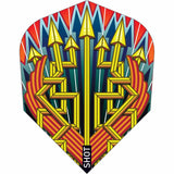 Shot Dart Flights - 100 Micron - Std - No6 - Roman Empire - Legion