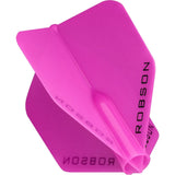 Robson Plus Dart Flights - for all shafts - Std No6 Pink