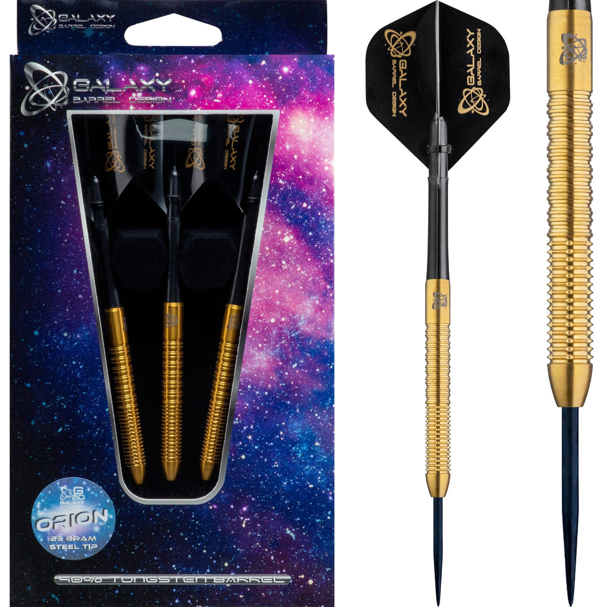 Galaxy Orion Darts - Steel Tip - Gold Titanium 23g